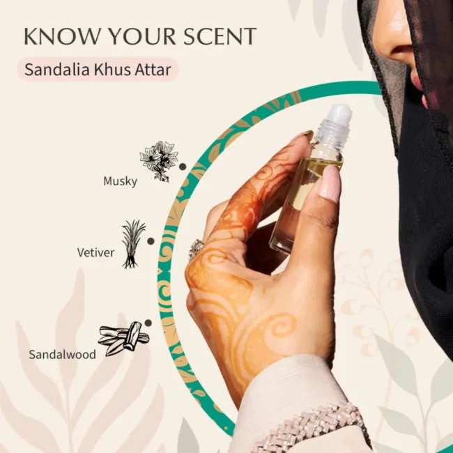 Attar Sandalia Khus Classic Series CPO Unisex 6ml