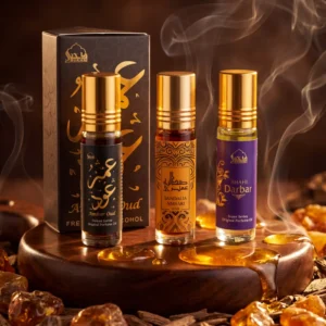 Set No. 5: "Yemeni Gold" (The Heart of Dukhni Collection) + Attars 2 ml x 3 (Pcs)