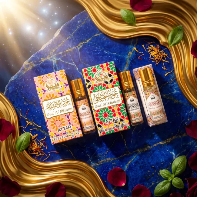 Set No. 9: “Liquid Gold” (Mysterious & Wild Oud)