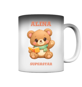 Interactive Premium "Alina Superstar" Magic Mug | "Fairytale Bear" - Azalia Kids