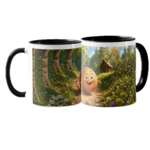 Interactive Premium Kids Magic Mug "Fairytale Kolobok"  - Azalia Kids Panorama Magic Mug