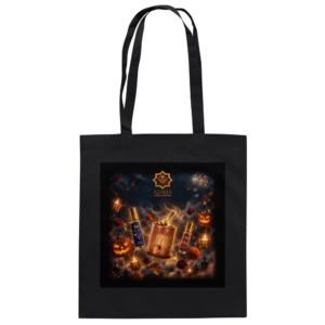 Azalia Mystical Heritage Cotton Tote Bag "Halloween & Vėlinės"